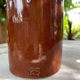 Stoneware bottle with porcelain stopper