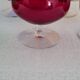 Coloured cognac glasses