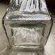 Molded glass vase
