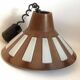 Bakelite pendant light up and down 70s Diameter 40 cm