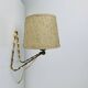 Vintage 50s brass wall lamp