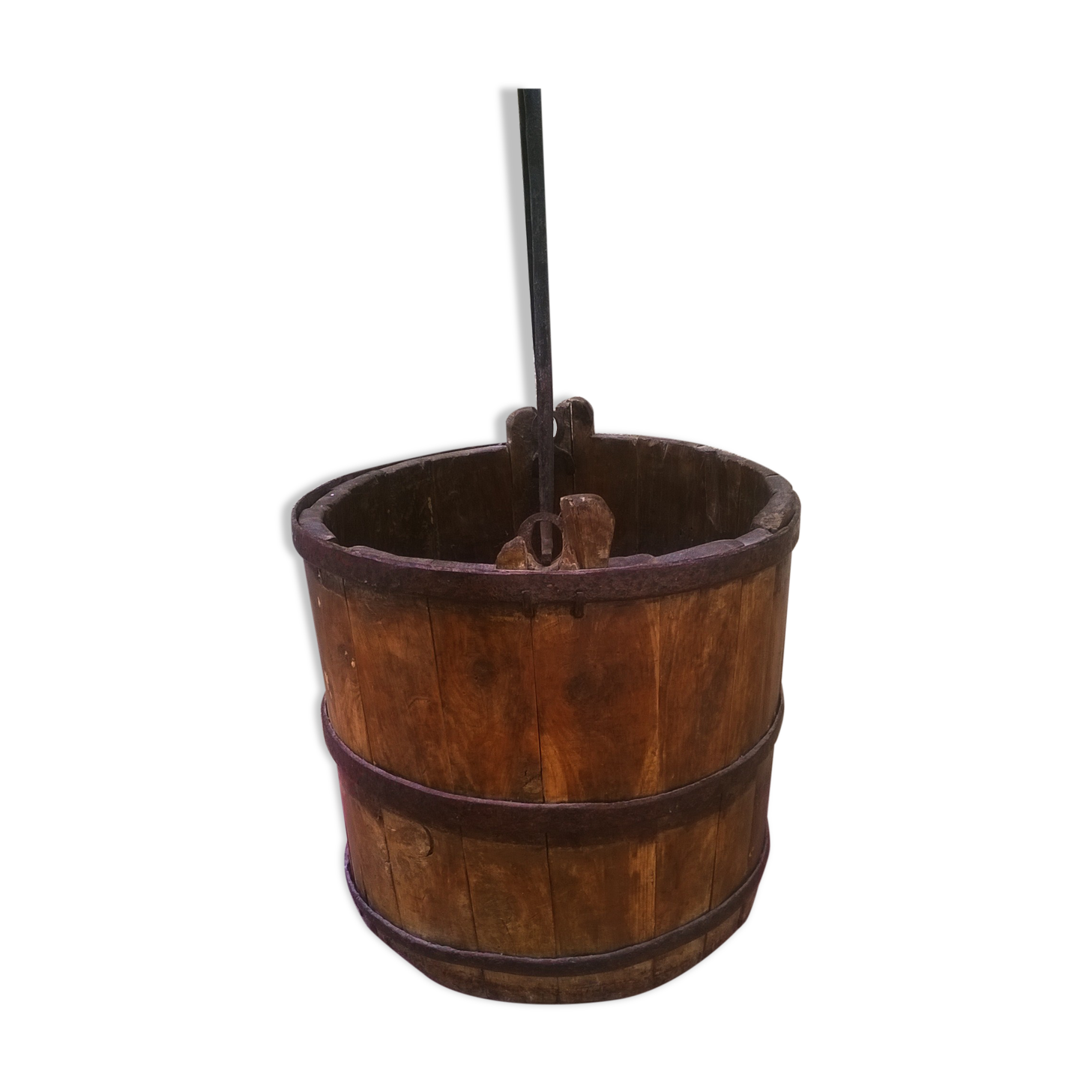 Bucket with old well