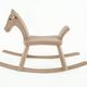 Kay Bojesen wooden rocking horse, Danish design toy from the 1970s