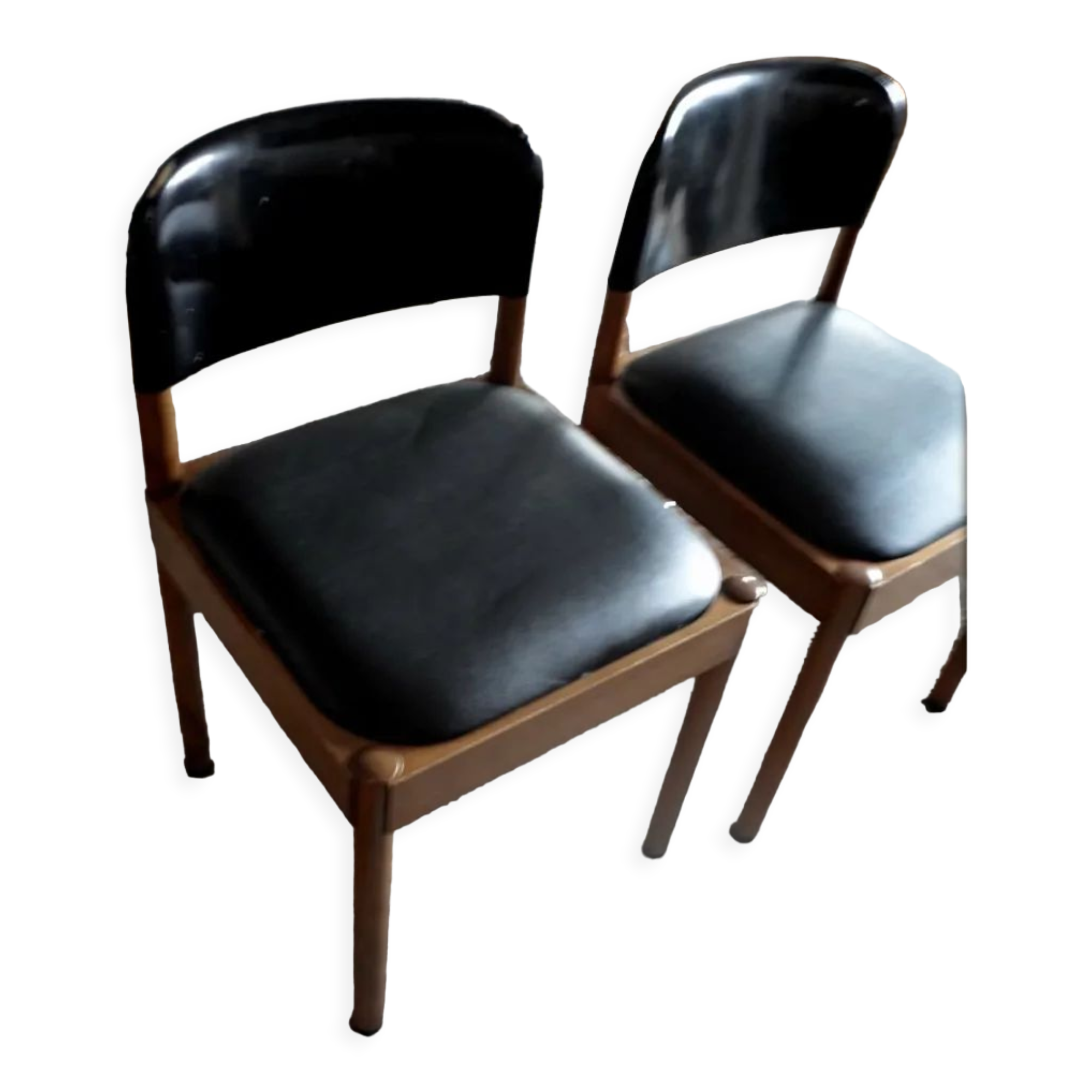 Pair of chairs Piarotto Italy vintage 1980