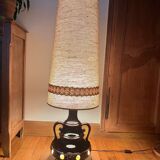 Large vintage 70s ceramic lamp – 1.20m
