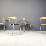 Vintage postmodern italian dining chairs, 1990s
