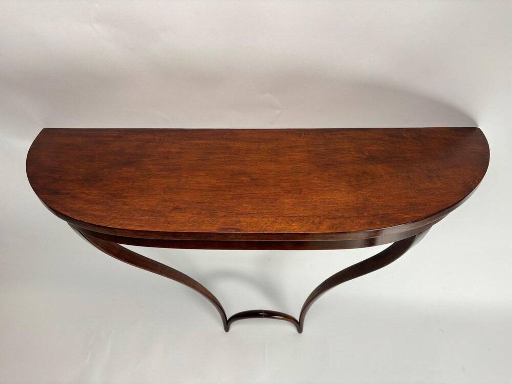 Mid-Century Wooden Hanging Console attributed to Carlo Enrico Rava, Italy, 1940s