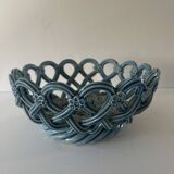 Round braided ceramic bowl by Pichon Uzés