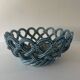 Round braided ceramic bowl by Pichon Uzés