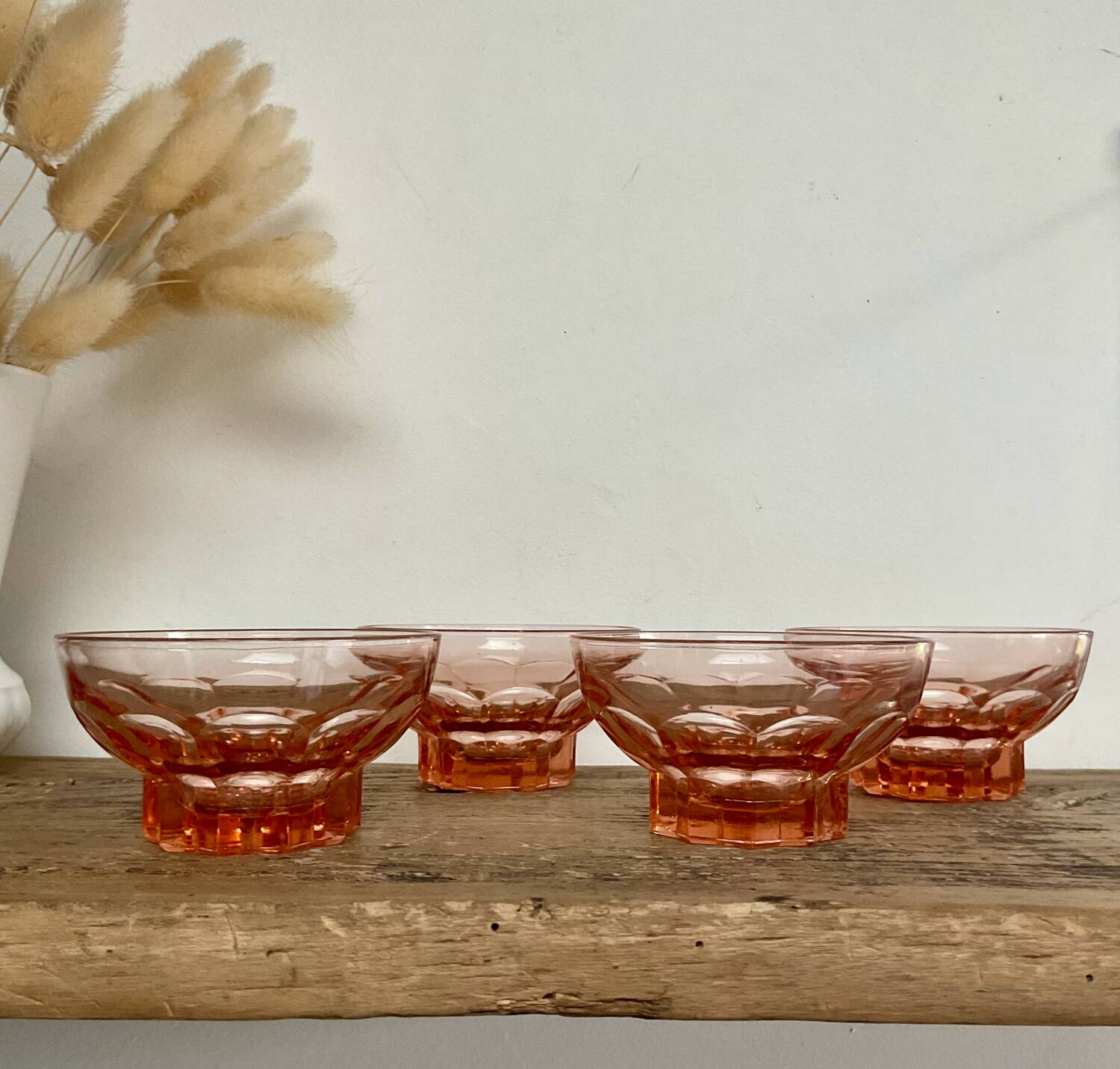 4 Rosaline champagne glasses