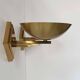 Pair of vintage brass wall lights, France 1970