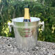 Cinzano Champagne Cooler Ice Bucket – Vintage Aluminium Advertising Wi