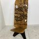Chaise tribale sculptée à la main Afrique années 1960