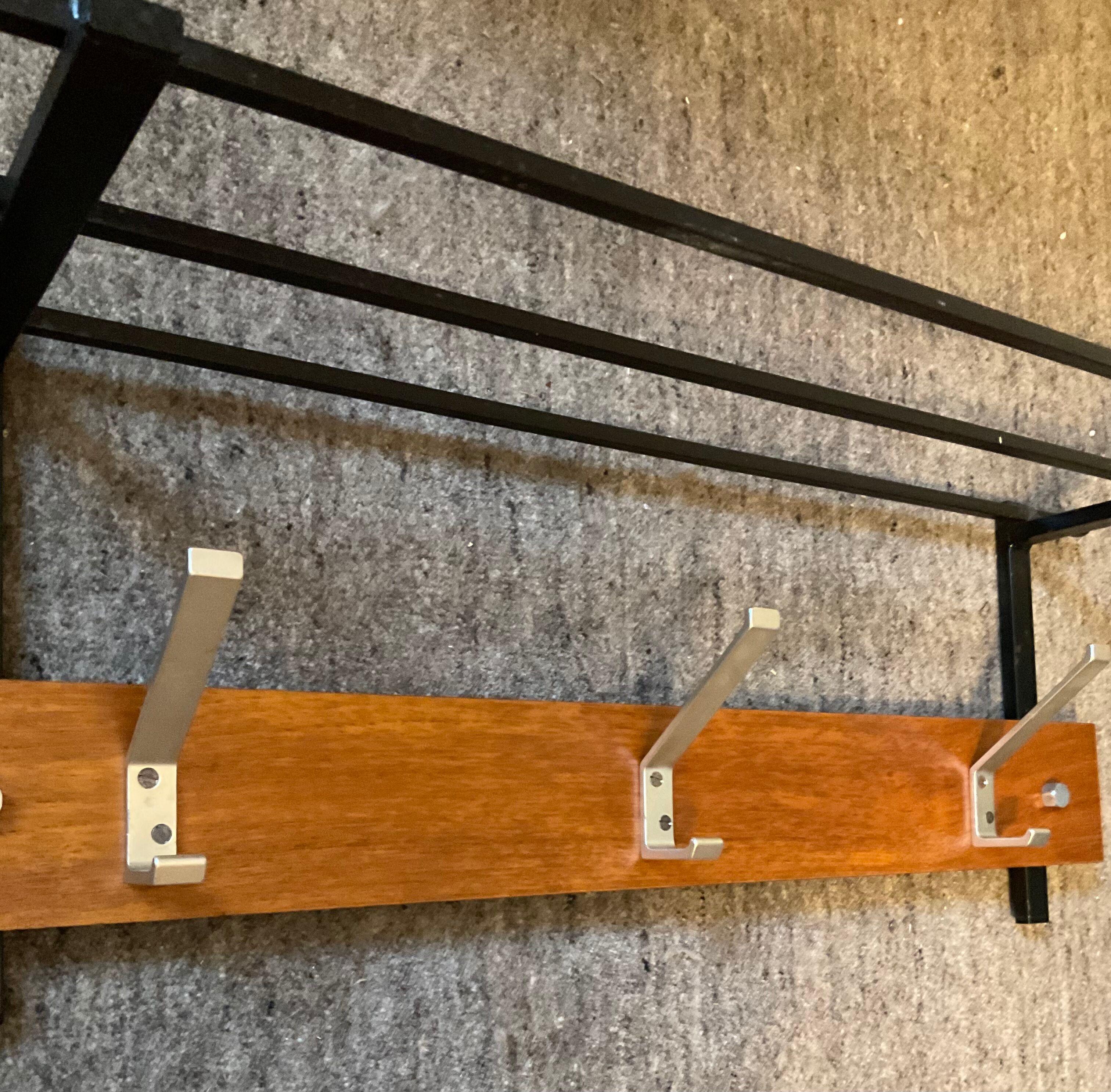 Scandinavian coat rack from the 60s