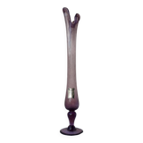 Bubbled glass bud vase