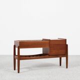 Midcentury Danish hallway chest and planter in teak by Arne Wahl Iversen for Vinde Møbelfabrik