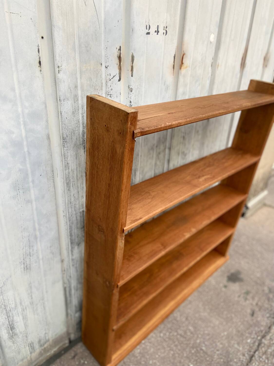 Solid oak bookcase