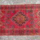 Tapis berbère marocain vintage Boujaad de Khenifra 250x120 cm