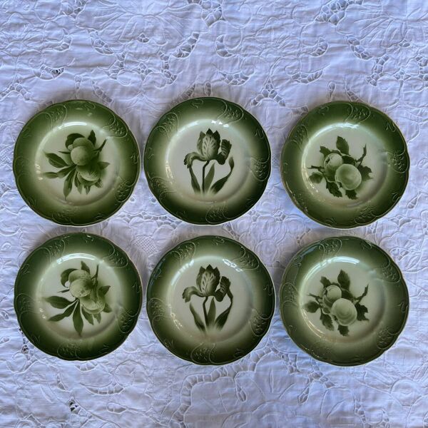 Assiettes à dessert Longwy