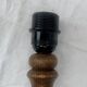 Antique turned solid wood lamp base