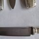Betty 1930 art deco silver-plated metal Boulenger cutlery set, 50 pieces.
