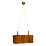 Vintage Suede pine chandelier 1970s