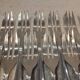 12 silver-plated metal cake forks by Christofle Spatours