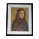 Portrait of a young girl, oil on cardboard 44 x 54 cm