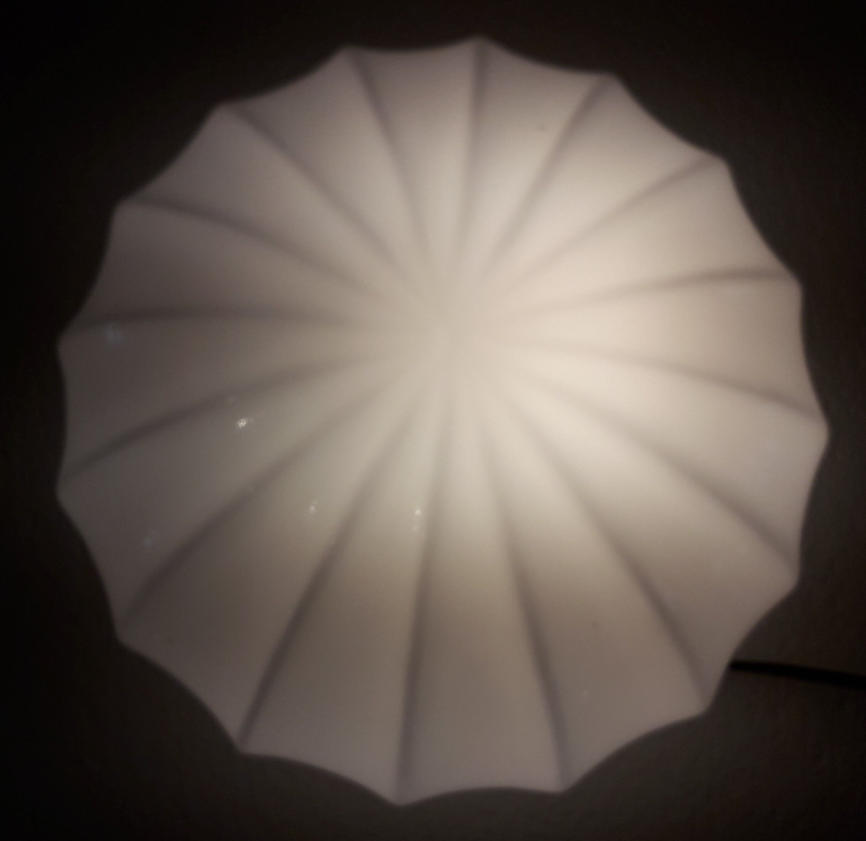 Opaline ceiling lamp