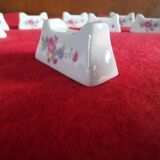 12 portes couteaux porcelaines