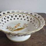 Moustiers earthenware fruit bowl