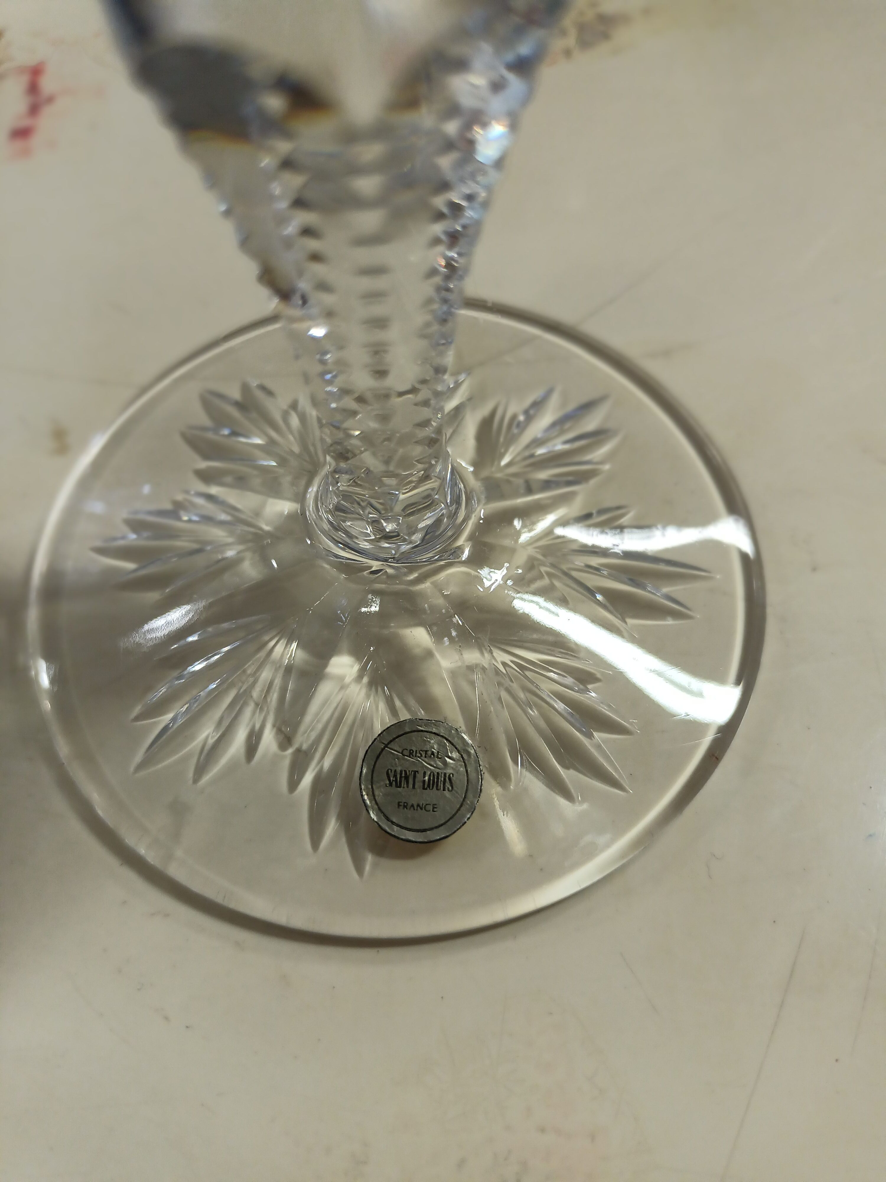 5 glasses Saint Louis