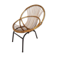 Fauteuil en rotin vintage