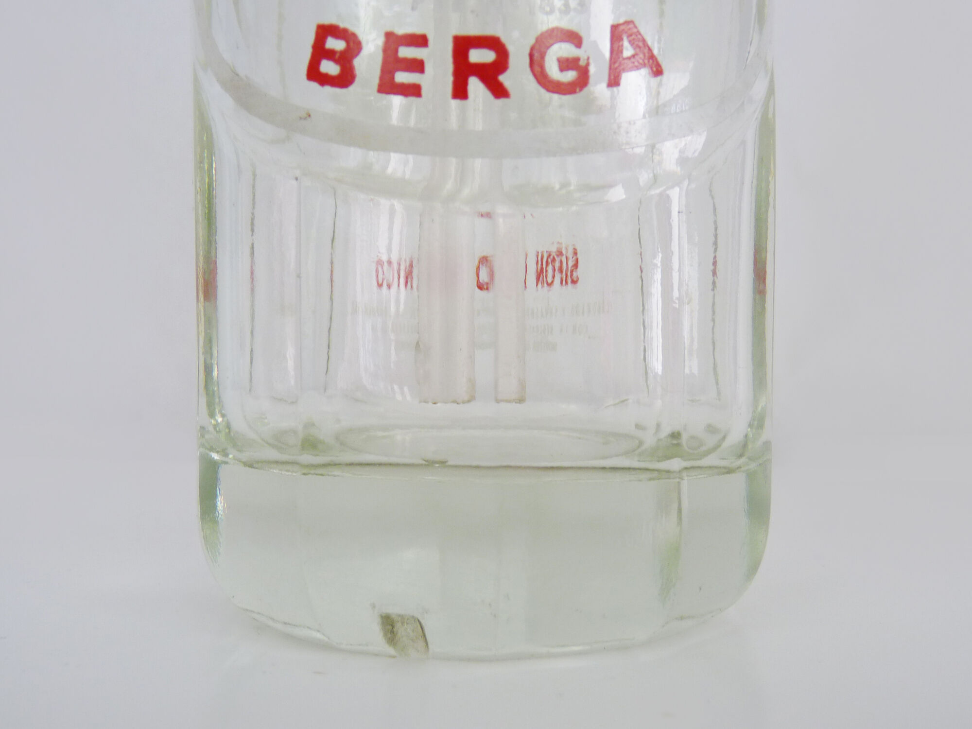 Bar Siphon, Vintage Spanish Bistro in Unibar Glass, Sl. Year 50
