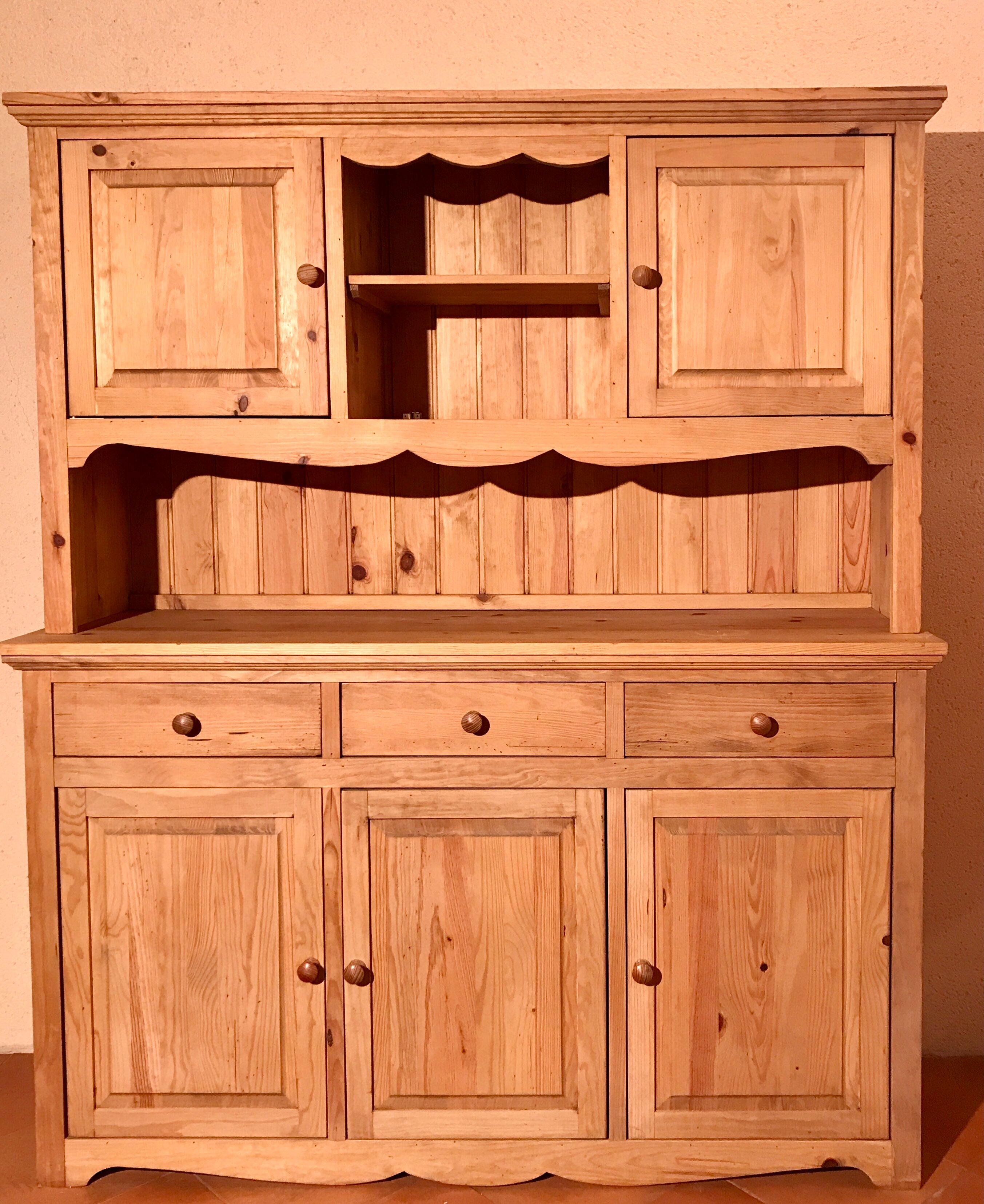 Solid wood cabinet 2 bodies