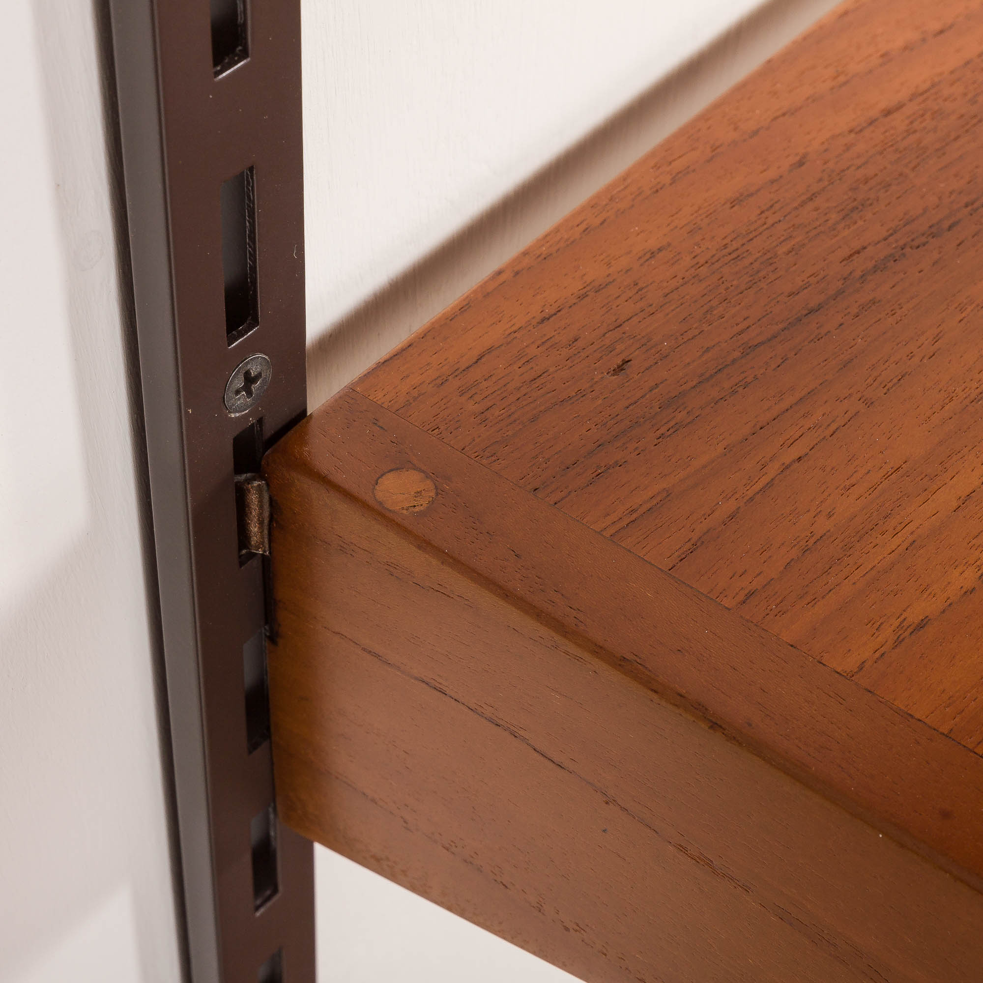 Kai Kristiansen teak shelving unit with a desk, FM Mobler, Denmark, 1960s