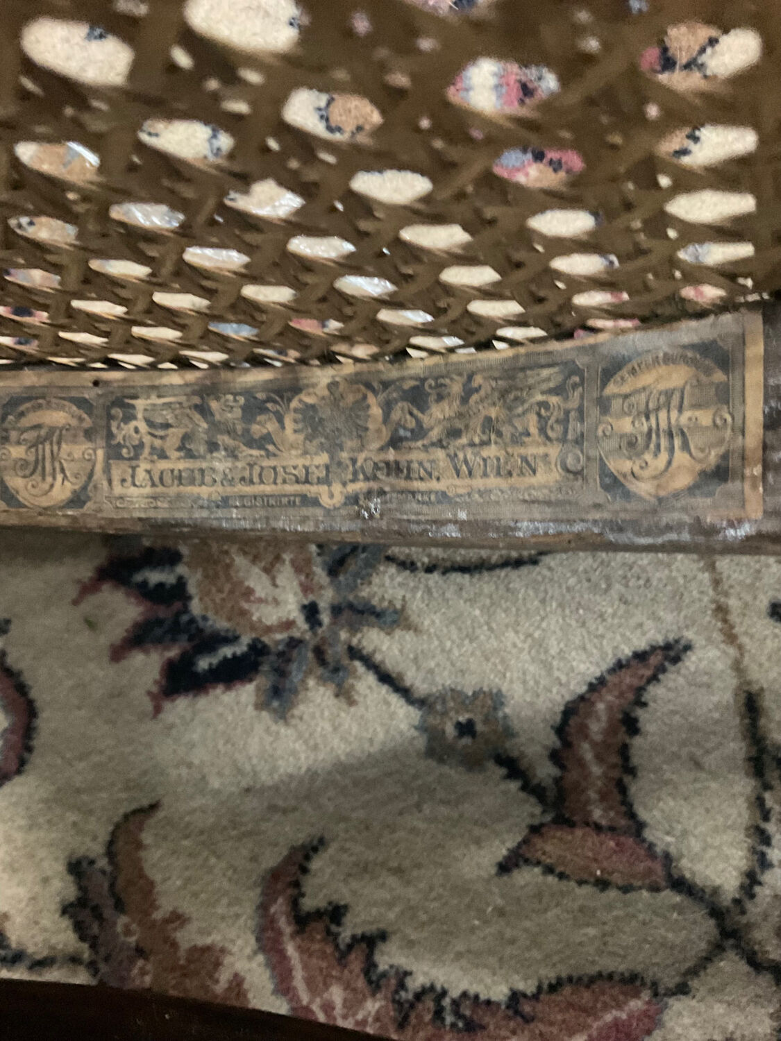 Pair of bistro chairs J&J Kohn early twentieth century