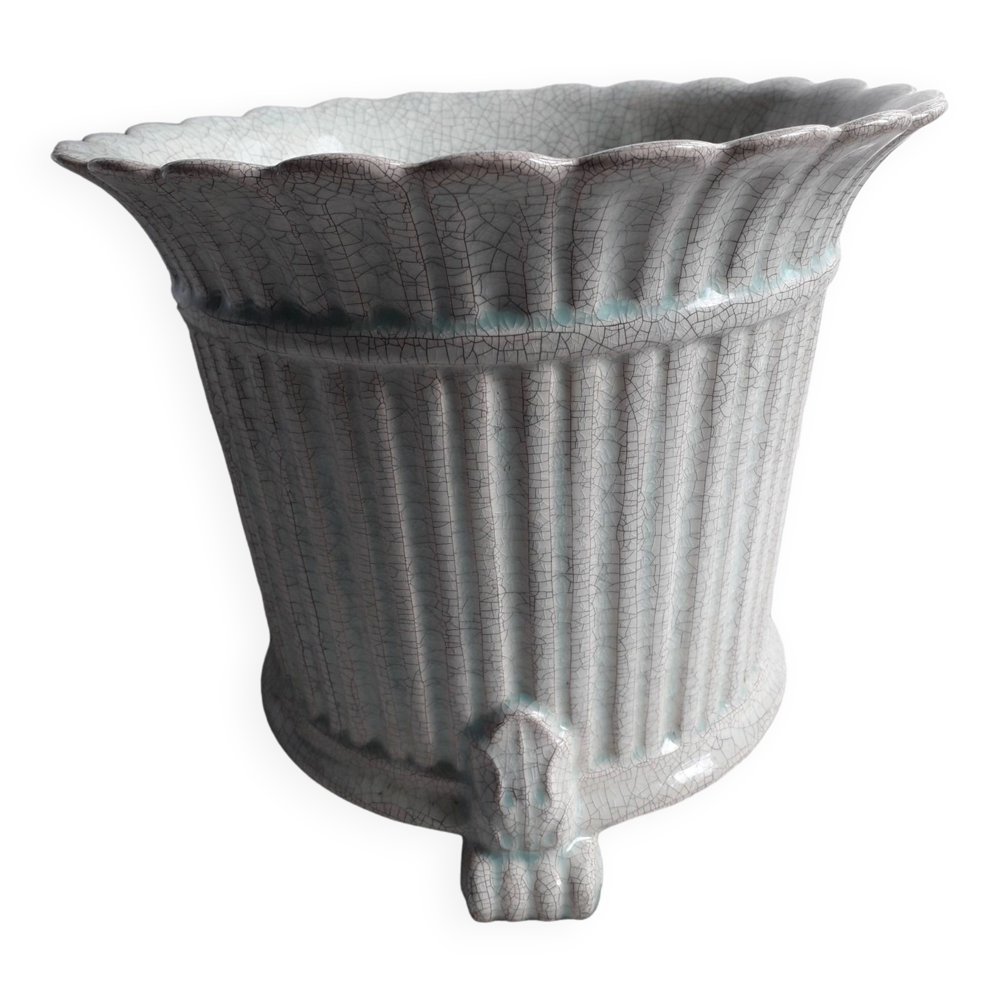 19th century cracked ceramic