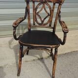 Salon Baumann, 1910, banquette, fauteuil et chaise bistrot