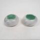 Set of two marble tea light holders, The Netherlands 1970's