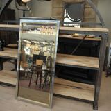 Chrome and brass mirror 1970