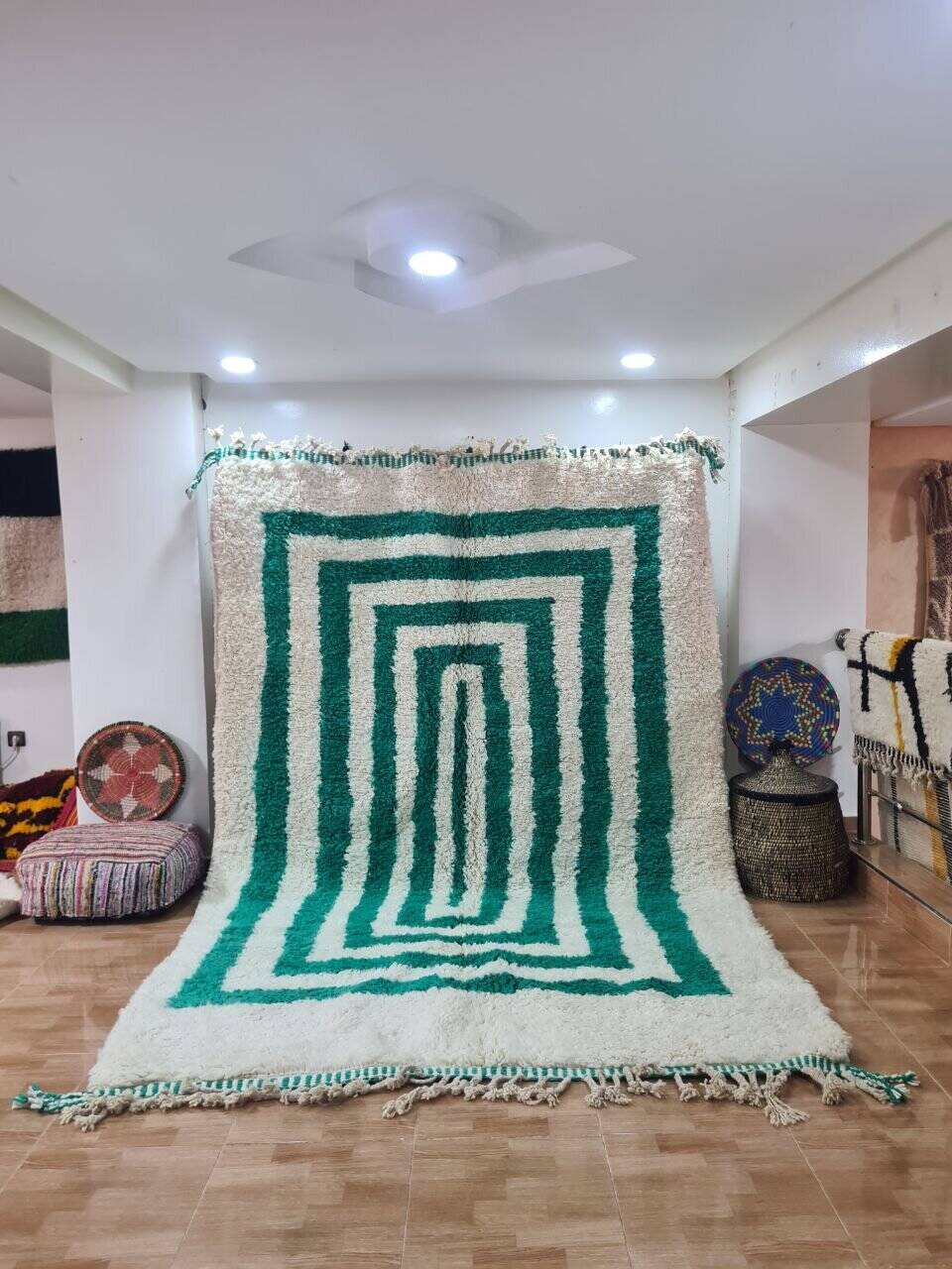 Handmade Beni Ouarain rug 300x200 cm