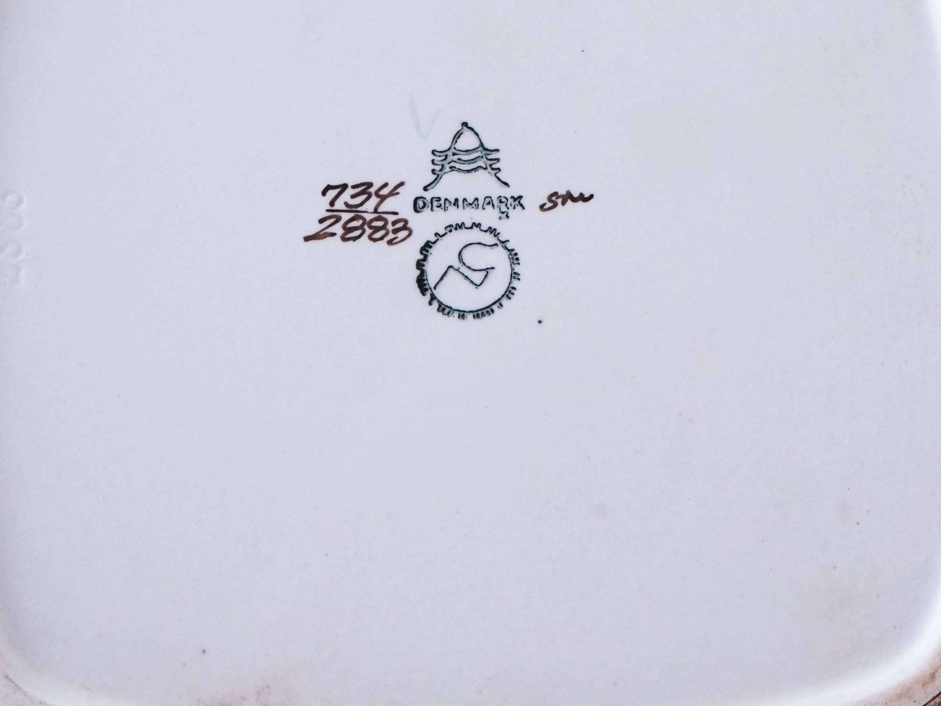 Ceramic bowl, Danish design, 1960s, designer: Nils Thorsson