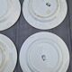 4 old plates 1900 Sarreguemines