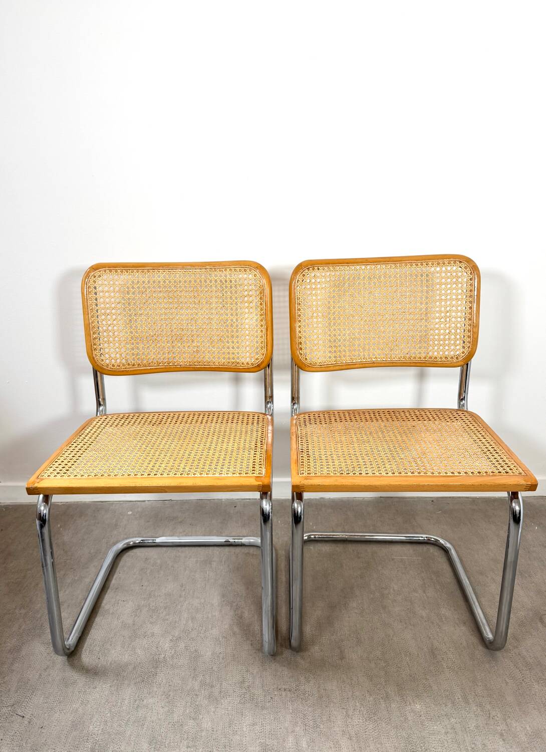 Paire de chaises Cesca Marcel Breuer Made in Italy