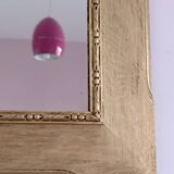 Art Deco rectangular gold mirror