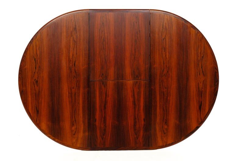 Landscape table by Niels Otto Moller rosewood on plywood
