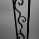 Ashtray Golden on magazine door foot wrought iron-black 50 s