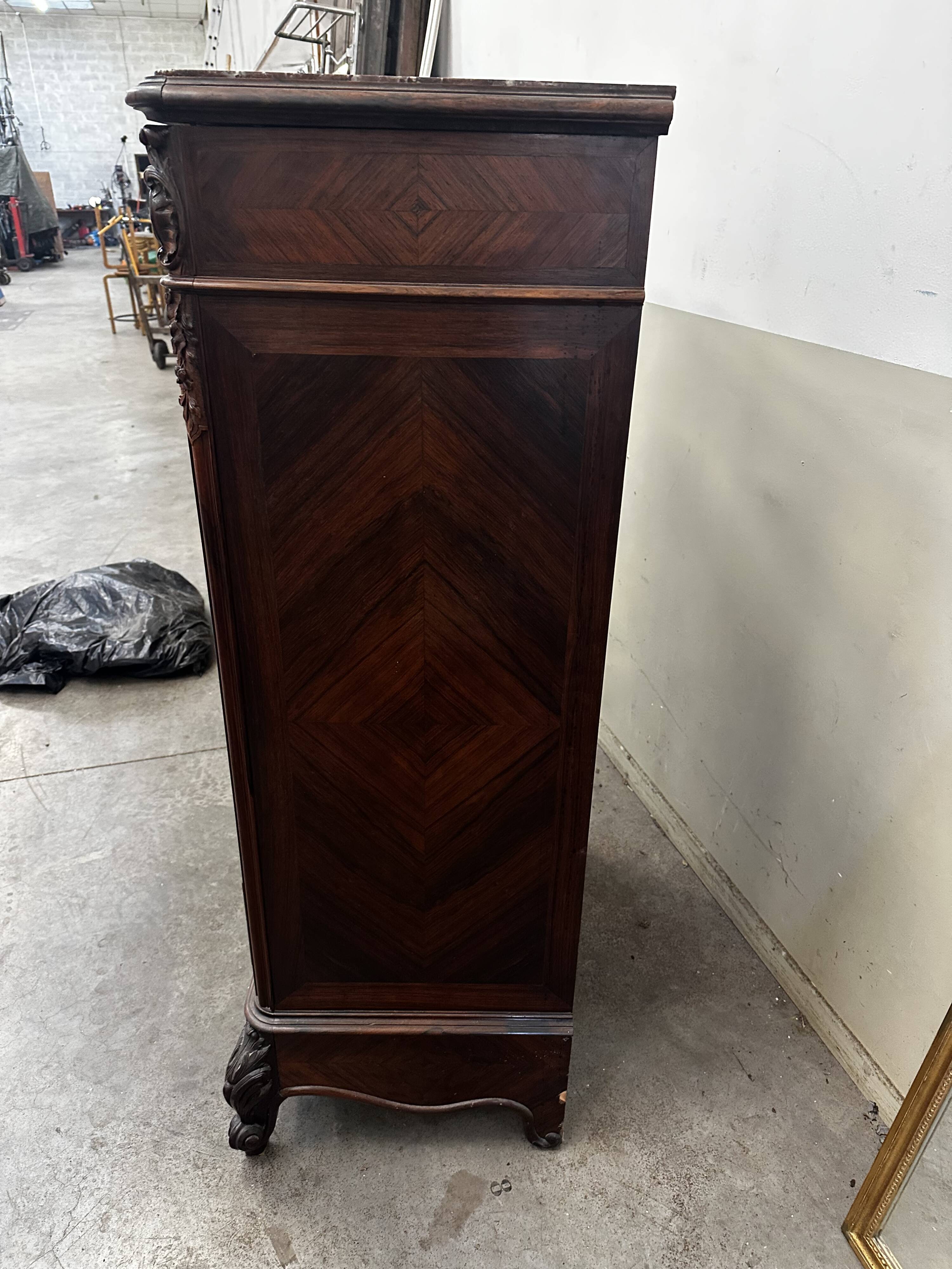 Chest of Drawers - Large, Narrow Chest of Drawers from the 19th Century