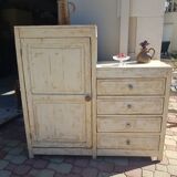 Asymmetrical vintage buffet